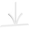 Ekena Millwork Richland Architectural Grade PVC Gable Bracket, 108"W x 63"H x 2"D x 4"F, 14/12 Pitch GBP108X63X0204RIC00 - alternate 1